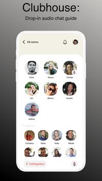 Free ‎Clubhouse Drop-in audio chat: App guide 海报