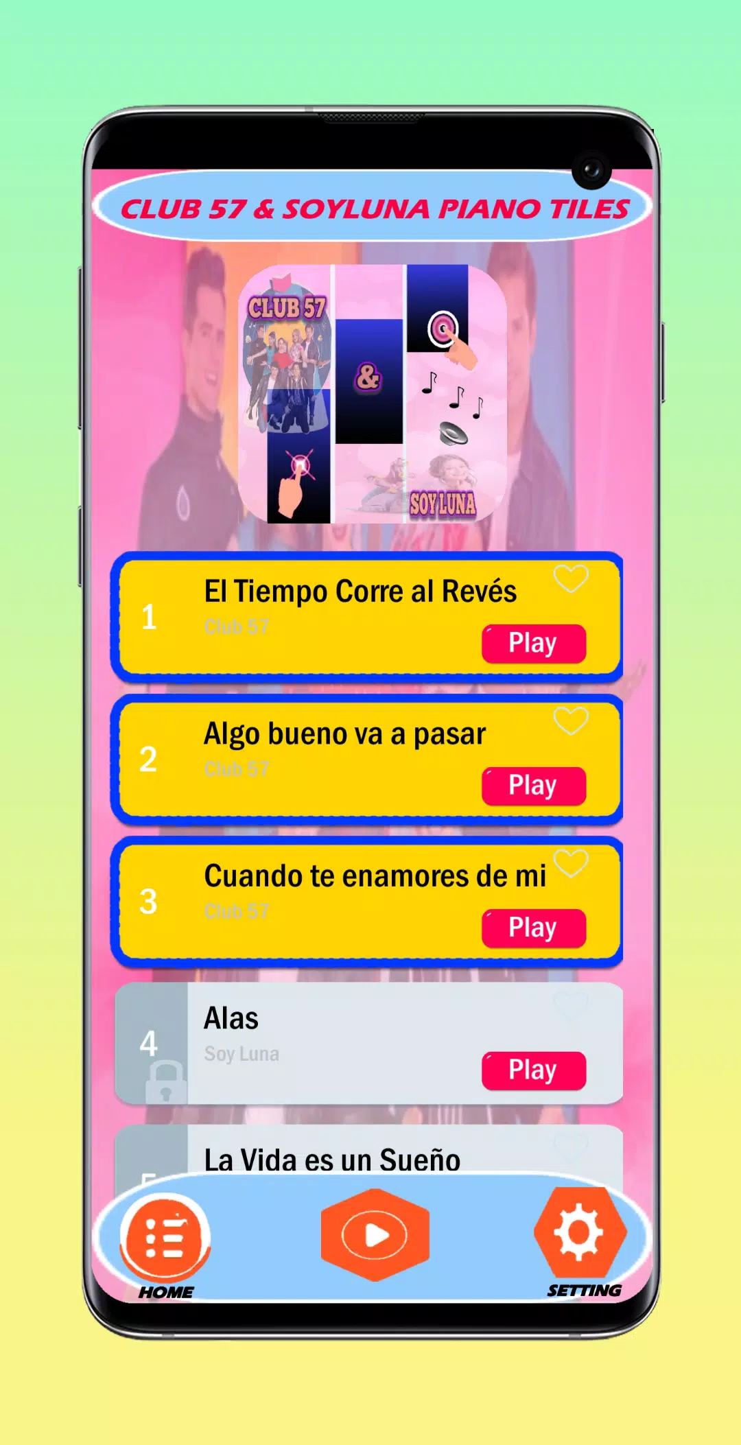 Descarga de APK de CLUB-57 & SOYLUNNA PIANO TILES para Android