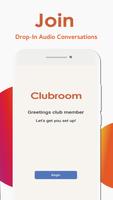 1 Schermata Live audio chat: Clubroom