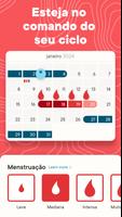 Calendário Menstrual Clue imagem de tela 1