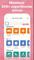 Calendário Menstrual Clue imagem de tela 2