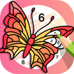 Fun Coloring - Color By Number Paint Happy & Relax