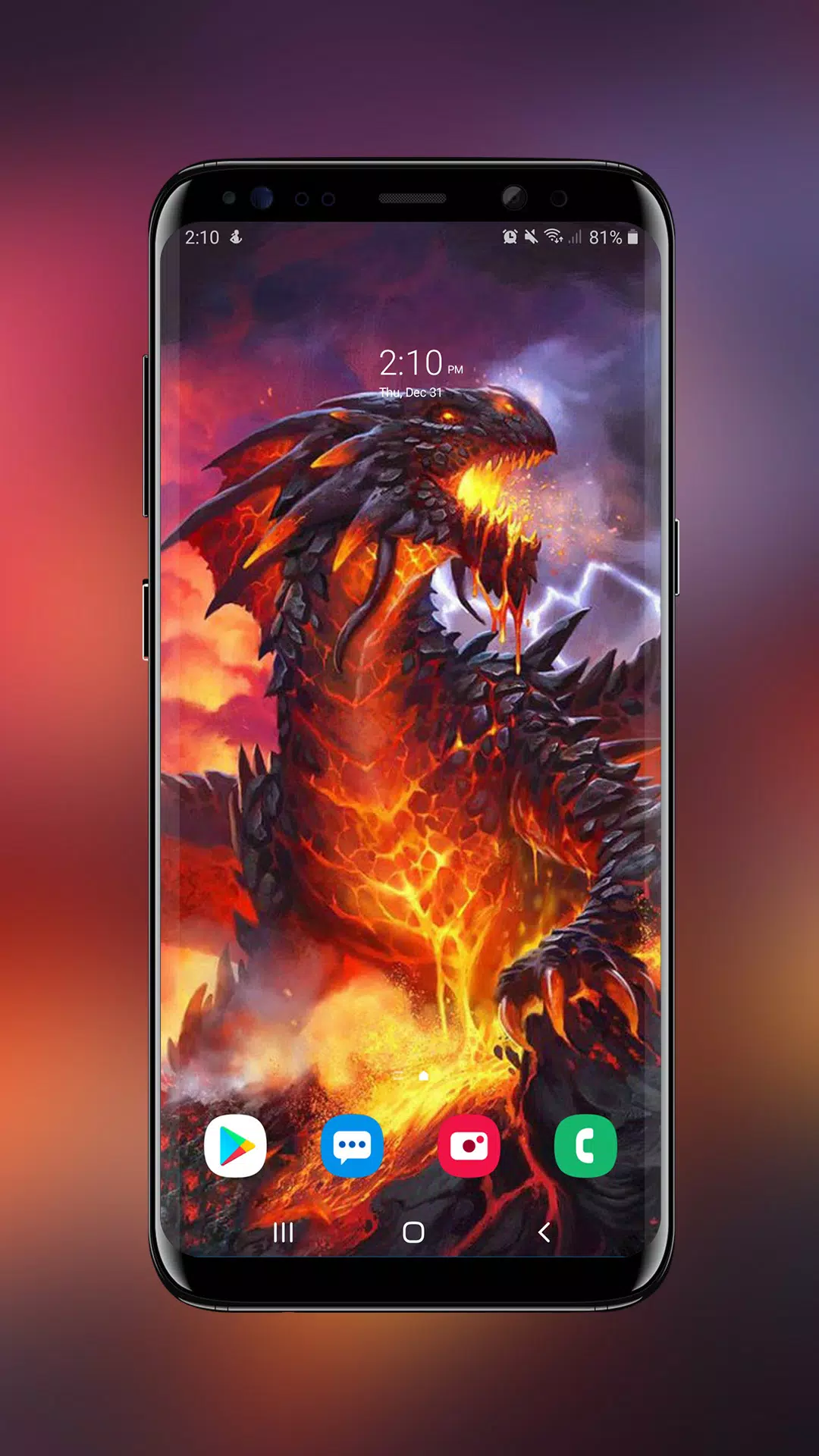 fire dragon wallpaper chinese