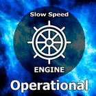 Slow speed. Operational Engine biểu tượng