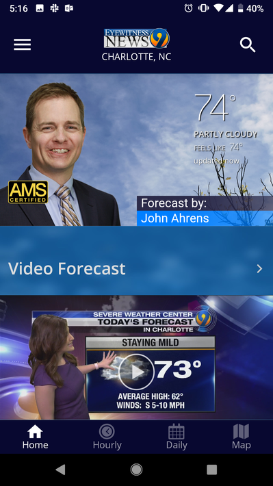 WSOC-TV Weather screenshot 1