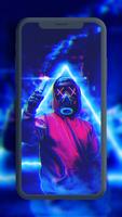 Neon Mask Wallpaper HD Ekran Görüntüsü 2
