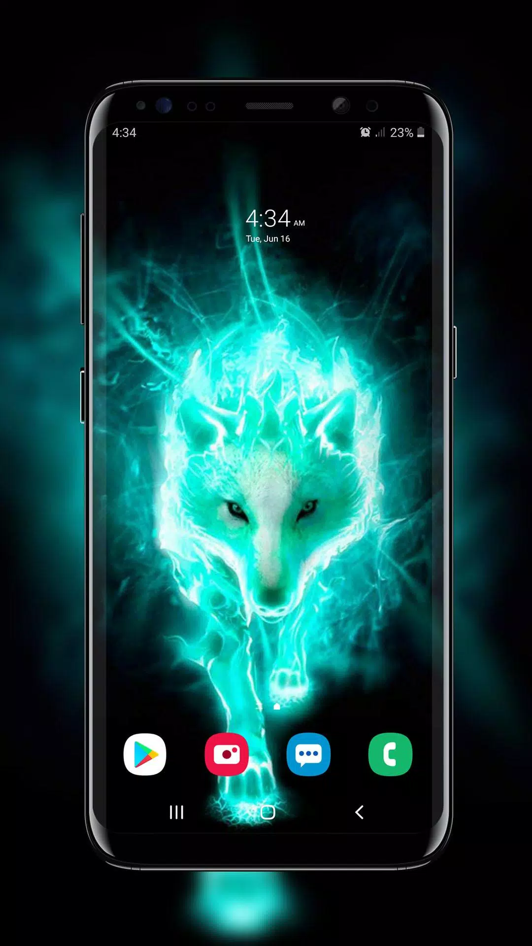 Blue Ice Fire Wolf Wallpaper APK for Android Download Blue Ice Fire Wolf Wallpaper APK for Android Download