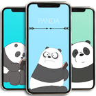 Cute Panda Cartoon Wallpaper biểu tượng