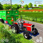 آیکون‌ Big Tractor Farming Games 3D