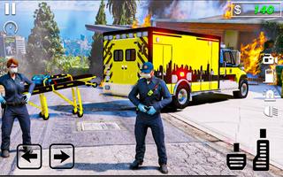 Emergency Ambulance Driving 3D 포스터