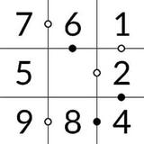 Kropki sudoku - sudoku game, b