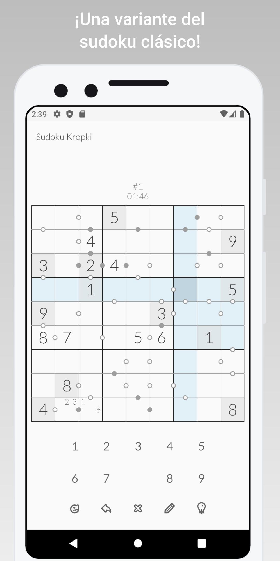 de de kropki - sudoku, juego rompezabezas para Android