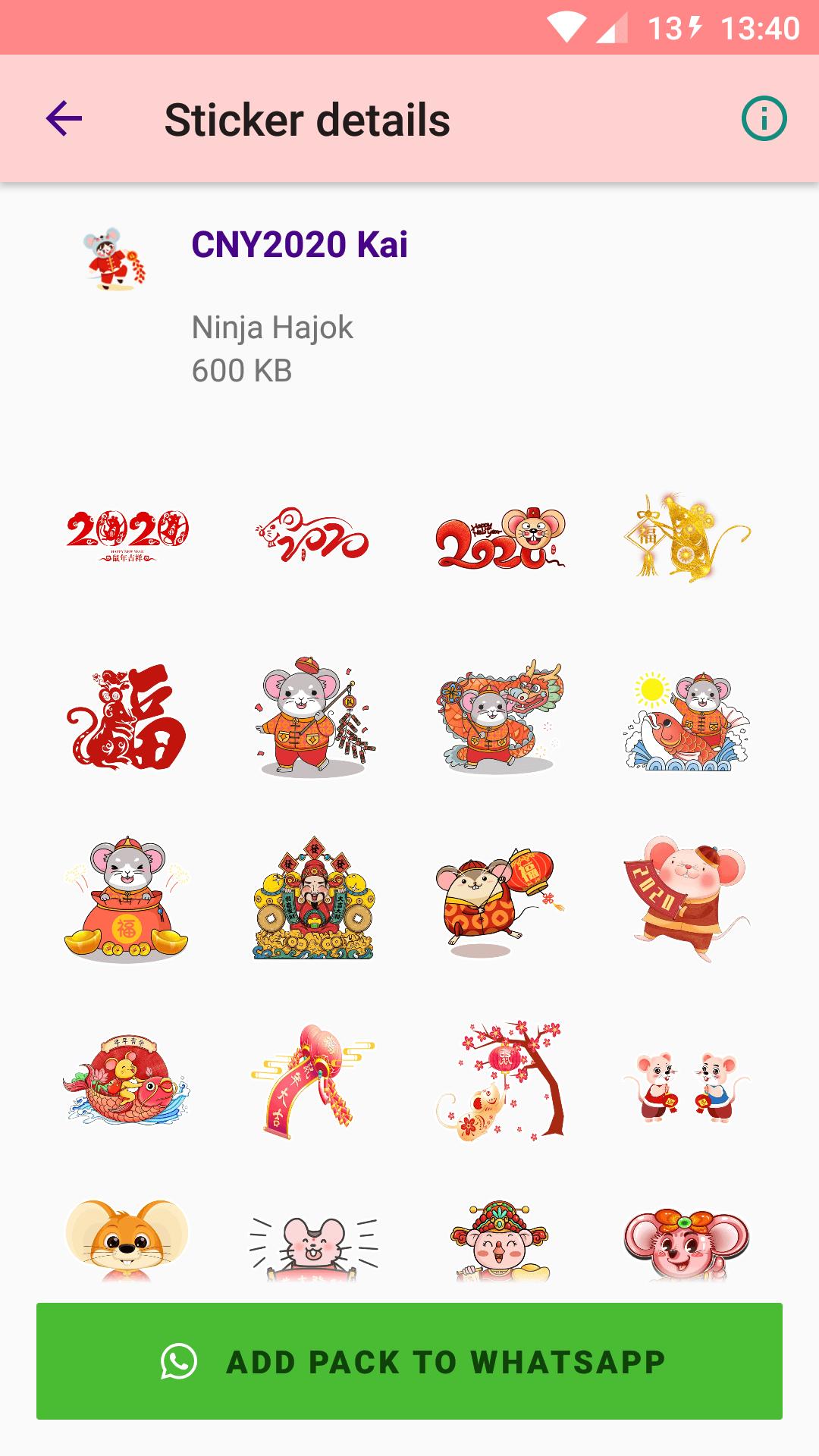 2020 Chinese New Year Cny Stickers For Whatsapp For Android Apk