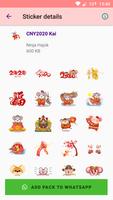 2020 Chinese New Year CNY Stickers For WhatsApp capture d'écran 1