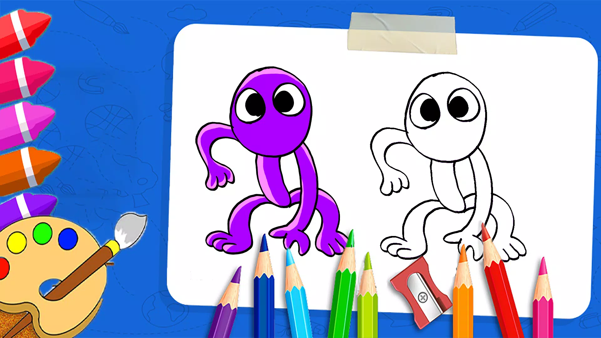 Download do APK de Livro Colorir Rainbow Friends para Android