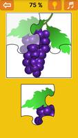 子供ジグソーパズル：果物 スクリーンショット 1