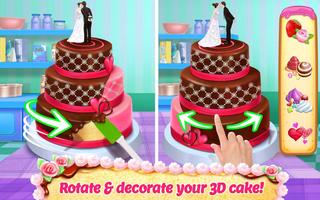Real Cake Maker 3D Bakery پوسٹر