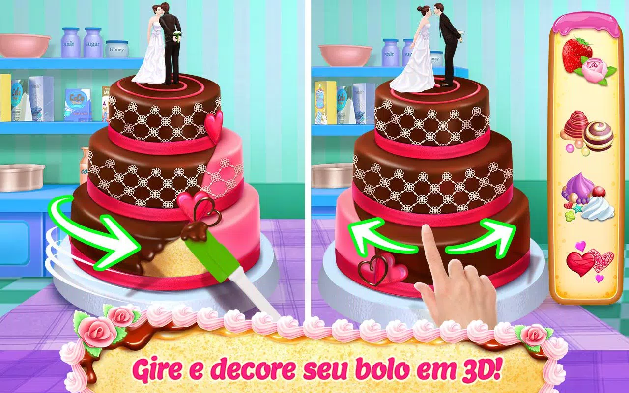 Download do APK de jogo de fazer bolo ! Fabricante de bolo aranha para  Android