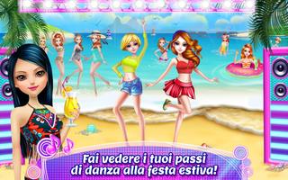 Poster Pazza festa in spiaggia