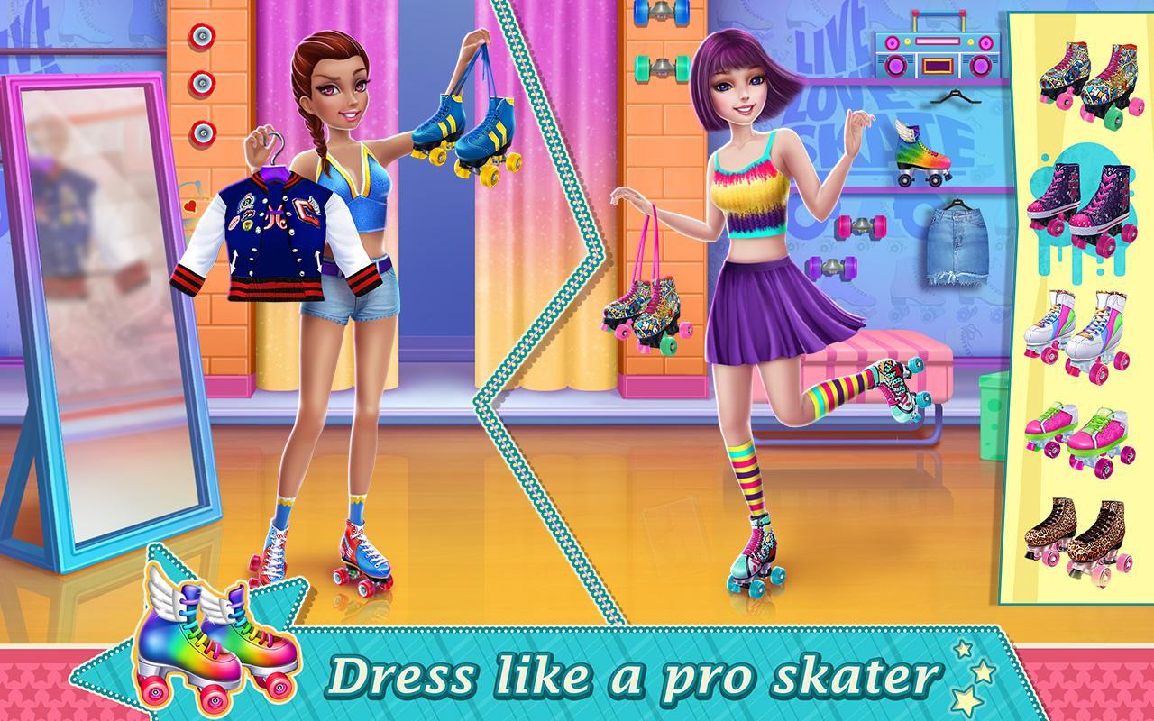 Roller Skating Girls Dance On Wheels For Android Apk Download - skater girl popular cute roblox girl outfits