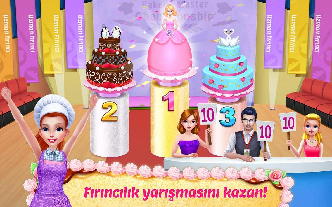 Android için Fırın İmparatorluk Pasta Yap, Süsle ve Servis Et APK