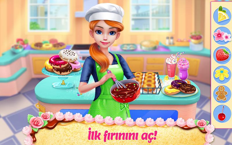 fırın imparatorluk pasta yap süsle ve servis et