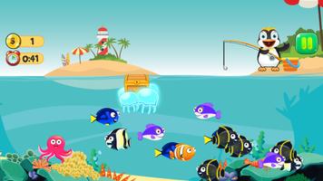 Kids Fishing Game - Learn Fish capture d'écran 2
