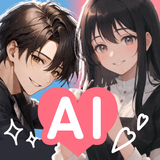 推しと会話できるアプリ！ -AIキャラトーク- آئیکن