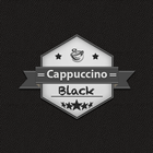Black Cappuccino Zeichen