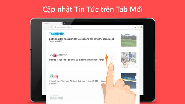 Trình duyệt Cốc Cốc Beta-Duyệt web nhanh & an toàn 截图 8