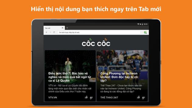 Trình duyệt Cốc Cốc - Duyệt web nhanh & an toàn 截图 11