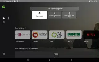 Trình duyệt Cốc Cốc TV Lite Screenshot 3