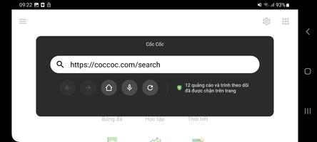 Trình duyệt Cốc Cốc TV Lite ảnh chụp màn hình 1