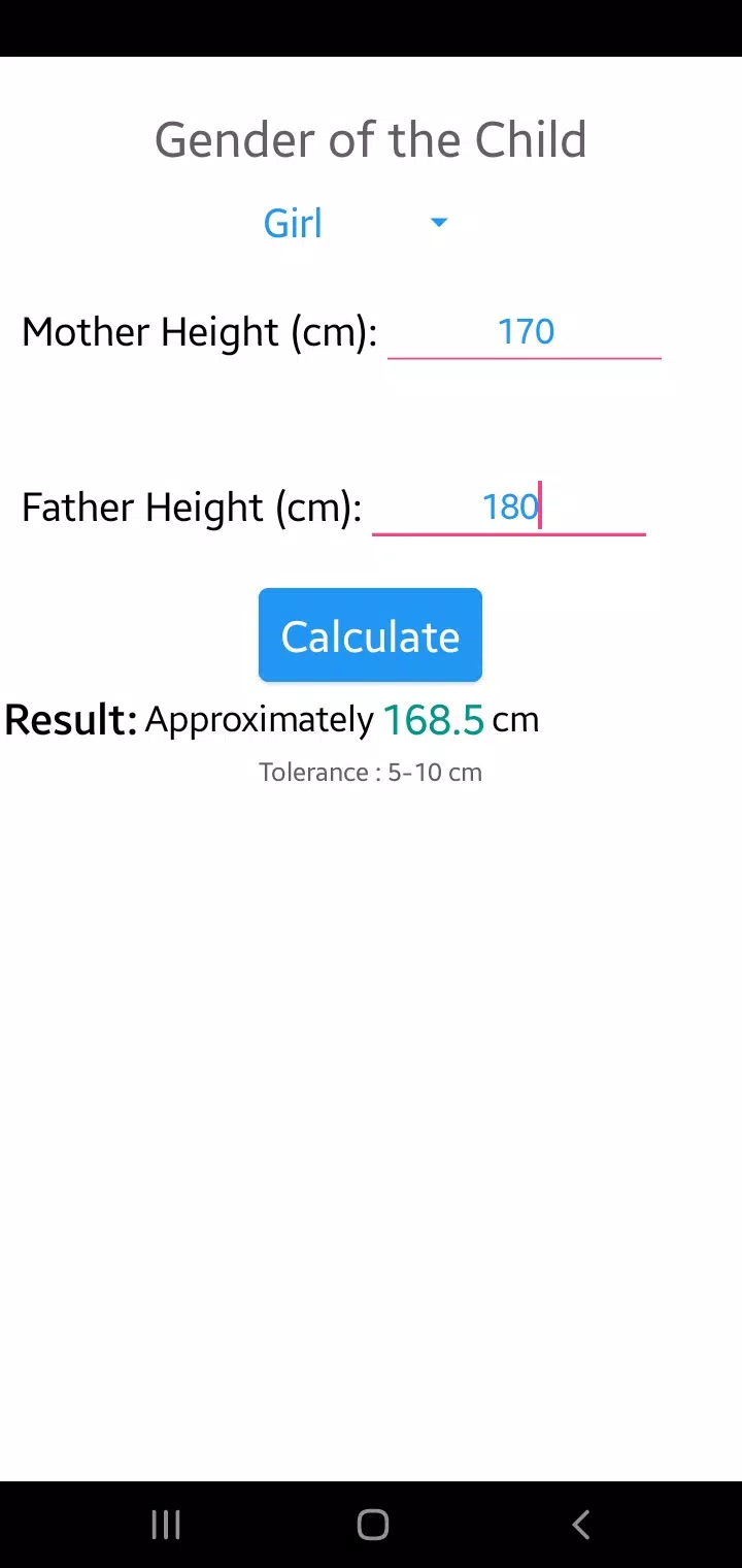 Child Height Calculator APK for Android Download