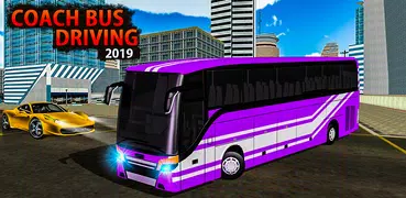 Reisebus-Bus, der 2019 fährt
