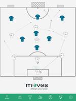 Poster Football Tactic Board: “moves”