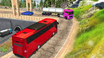Bus Game Crazy Driving Game Affiche