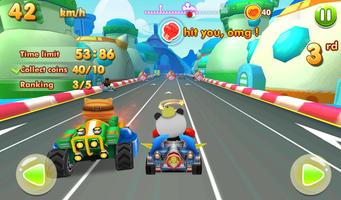 Combo Go Panda Kart Racing Cartaz