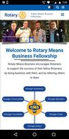 Rotary Means Business capture d'écran 1