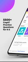 CogAT Test Prep App by Gifted الملصق