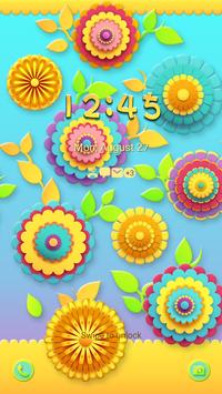 COGUL HD/4K Wallpaper - Colorful Paper Flowers poster