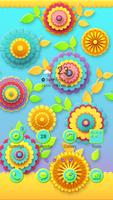 COGUL HD/4K Wallpaper - Colorful Paper Flowers اسکرین شاٹ 1