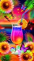 Midsummer Nights Cocktail - Wallpaper-poster
