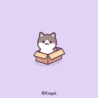 카카오톡 테마 - 턱시도 박스냥이 biểu tượng