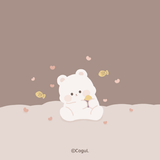 카카오톡 테마 - 곰도리도리_달콤한 겨울 (카톡테마) icon