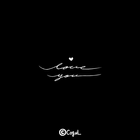 카카오톡 테마 - 다크다크_love you Zeichen