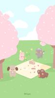 카카오톡 테마 - 보송보송친구들_봄나들이 (카톡테마) Cartaz