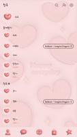 카카오톡 테마 - 해피 에브리데이 3D_핑크 imagem de tela 1
