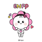 카카오톡 테마 - Mbti 엔프피 얼굴 말풍선_화이트 biểu tượng