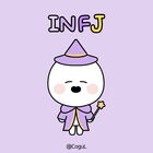 카카오톡 테마 - Mbti 인프제 얼굴 말풍선 biểu tượng